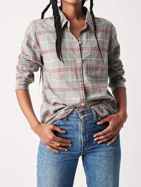 Faherty Tops - Faherty The Classic Flannel Shirt in Juliet Plaid Sz S